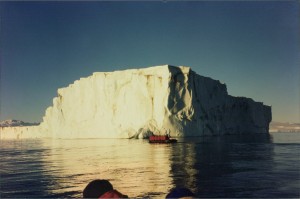 Cruising in the Zodiacs among the Icebergs  
